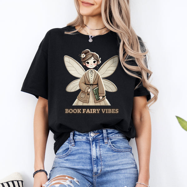 Book Fairy Vibes – 100% Cotton Tee