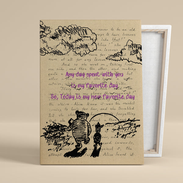 "Favorite Day" – Canvas Art, 0.75" Frame