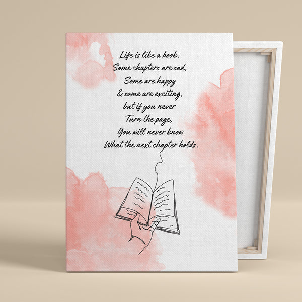 "Life" – Canvas Art, 0.75" Frame