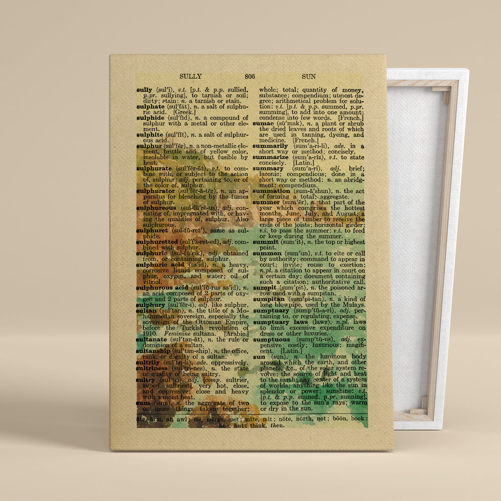 "Sultry Sun" – Canvas Art, 0.75" Frame