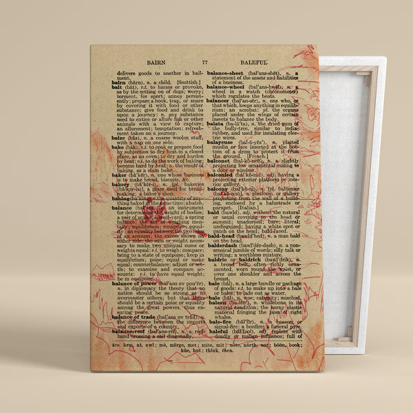 "Balance in Motion" – Canvas Art, 0.75" Frame