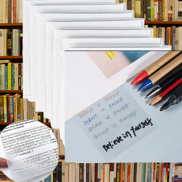 400 Transparent Self-adhesive Sticky Note Pads