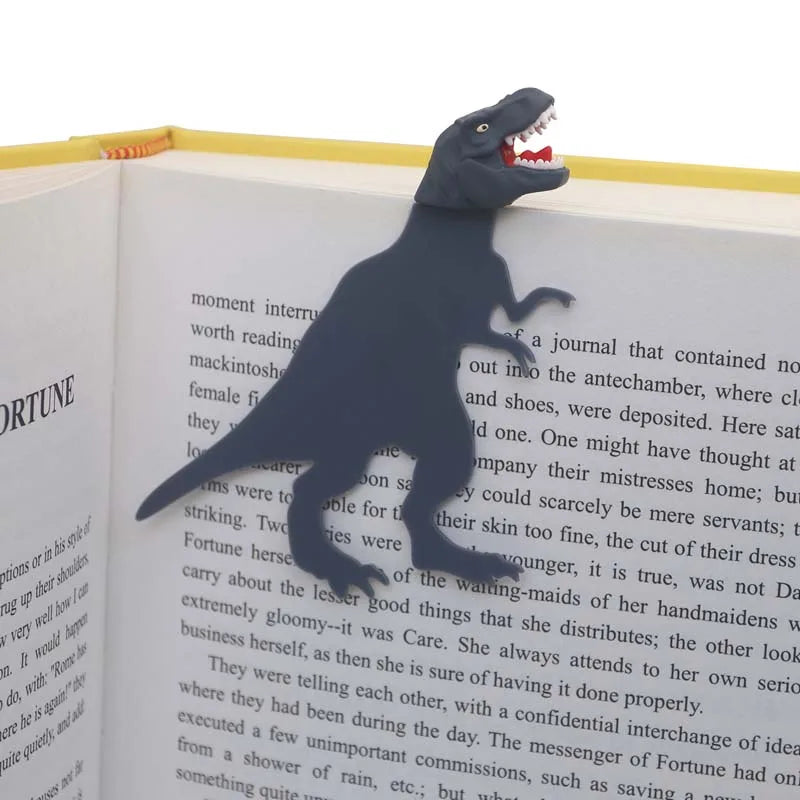 3D Dinosaur Bookmark. Dino-Magic Bookmark.