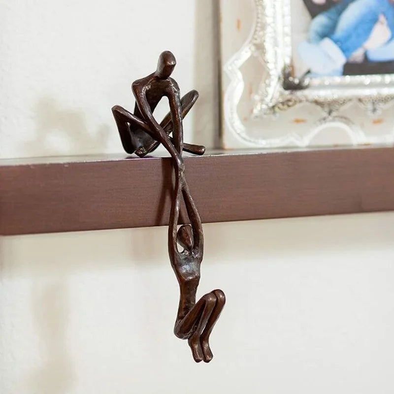 Man Lifting Woman Figurine for Bookish Soul
