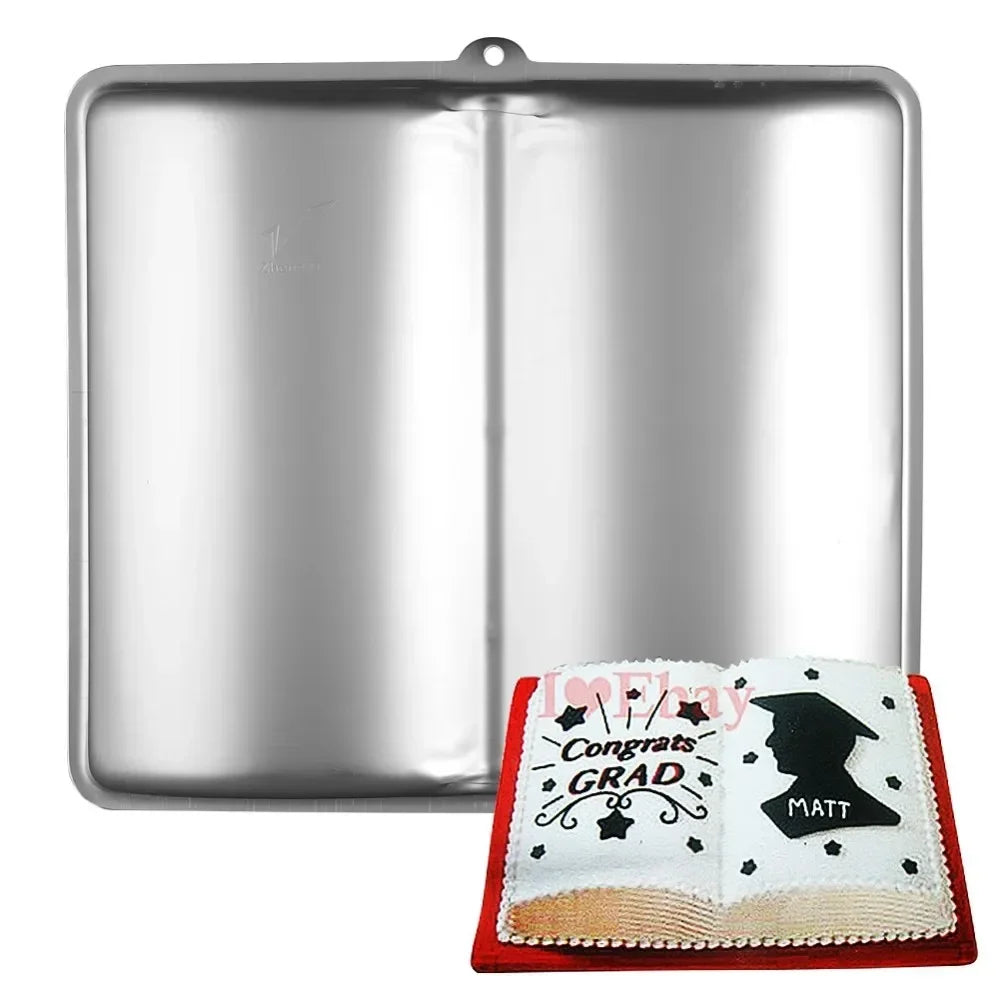 Open Book Shape Cake Mold