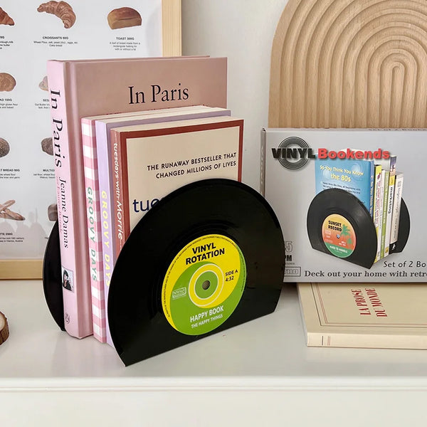 Vinyl Record Bookends